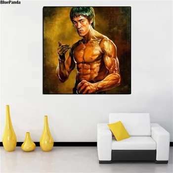 

Bruce Lee Kung Fu Poster Canvas Prints Picture Modular Paintings For Living Room On The Wall Home Decoration