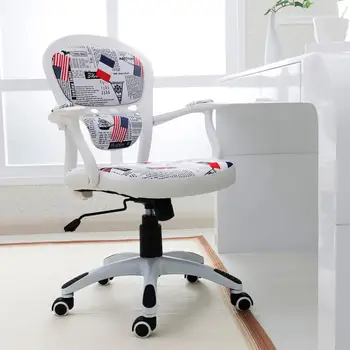 

European Computer Chair Household Student Dormitory Chair Study Chair Office Backrest Desk Chair Ergonomic Swivel Chair