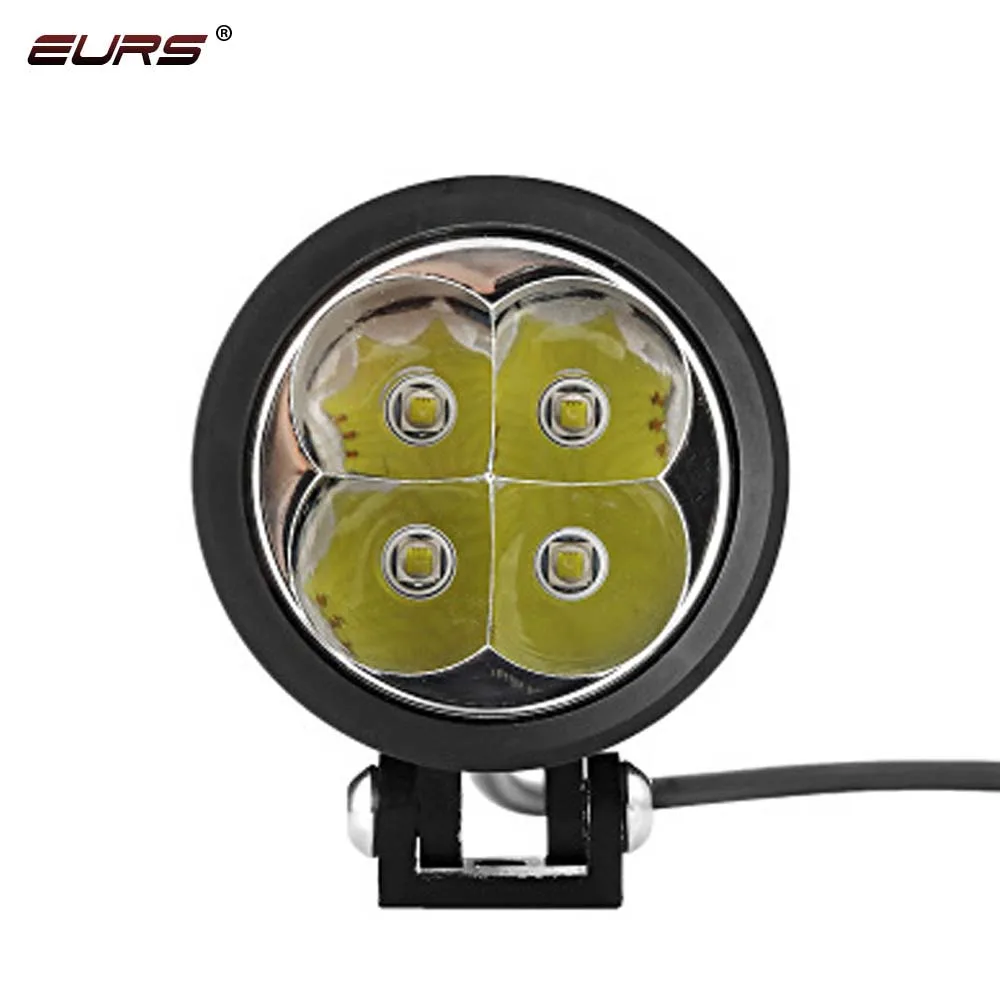 L4X 4LED EURS мотоцикл светодиодный головной светильник 60 Вт ходовые электрические велосипедные преобразующие супер яркий светодиодный внешний точечный рабочий светильник 4 светодиодный 6 светодиодный 9-48V 4000lm - Цвет: L4X 4LED
