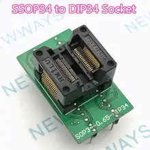 IC Разъем Ssop34 к dip34 ots-34-0.65mm-01 тестовый блок программист адаптер
