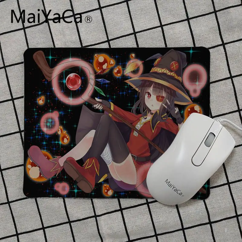 MaiYaCa Megumin Mahou Shoujo аниме девочки маленький Аниме Коврик для мыши ПК компьютерный Коврик противоскользящий ноутбук ПК коврик для мышки игровой коврик