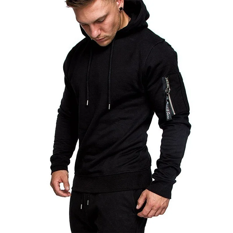 Мужские модные камуфляжные толстовки с капюшоном+ брюки, мужской спортивный костюм, мужской спортивный костюм на молнии для фитнеса, мужской спортивный костюм