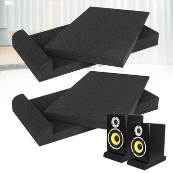 

2pcs Home Subwoofer High Density Adjustable Angle Isolation Pad Loudspeaker Recording Room Speaker Base Studio Monitor Amplifier