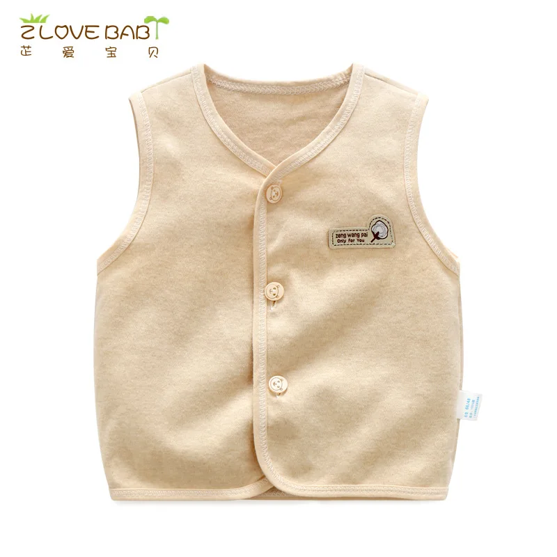 Infant Cotton Back Summer Thin Section Colored Cotton Baby Infants Vest Men Cotton Newborn Class A Waistcoat Cotton 1