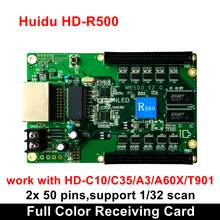 Huidu полноцветный Asyn светодиодный дисплей HD-R500+ HUB40A/HUB41A/HUB75B приемная карта, может работать с HD-C15/C15C/HD-C35/A3/T901