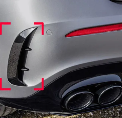 Пара чехлов для заднего бампера Mercedes Benz A Class W177 Hatchback A180 A200 A250 A35 AMG 2019 | Автомобили и