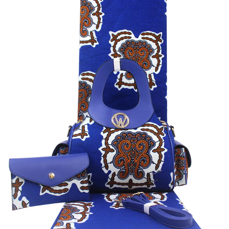 Популярные сумочки высокого качества в африканском стиле голландский воск принты 6 ярдов из вощенной ткани для пошива одежды H17080201 - Цвет: 9