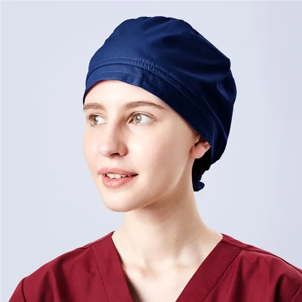 Surgical Cap 1 Унисекс костюм медика Больничная Одежда Набор для женщин мужчин модный дизайн в обтяжку стоматологические халаты салон красоты мужская униформа медсестры - Цвет: Surgical Cap 1