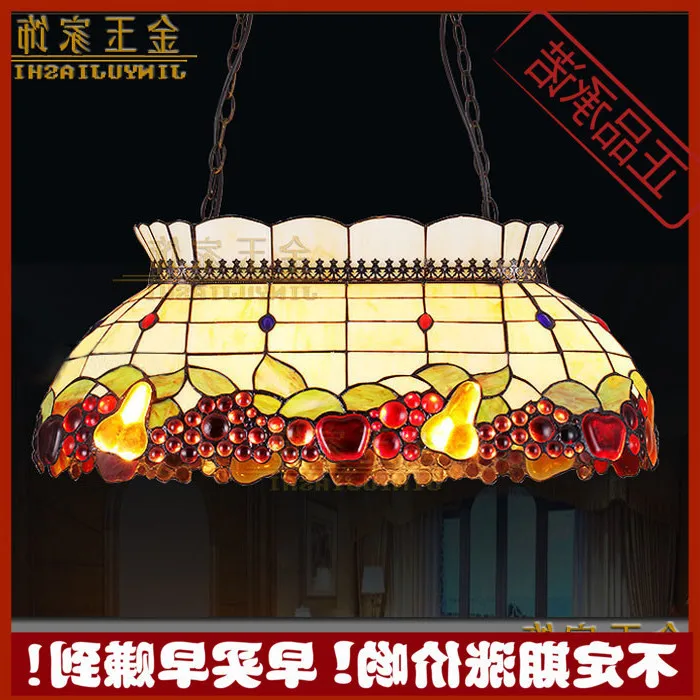 

Luxury Western Restaurant Tifffany Style Club Grape Pendant Light Living Room Restaurant Bar Hanging Lighting Ing hanglamp