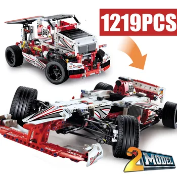 

New 1219PCS Grand Prix Racing Racer Car City Fit Technic Model Building Block Bricks Boys Diy Toys Children Kid Gift Birthday