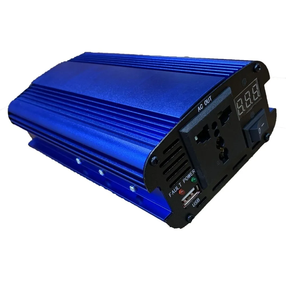 4000 Вт автомобильный инвертор зарядное устройство DC 12 V/24 V к AC 220V синусоидальный преобразователь интерфейсов трансформатор напряжения адаптер