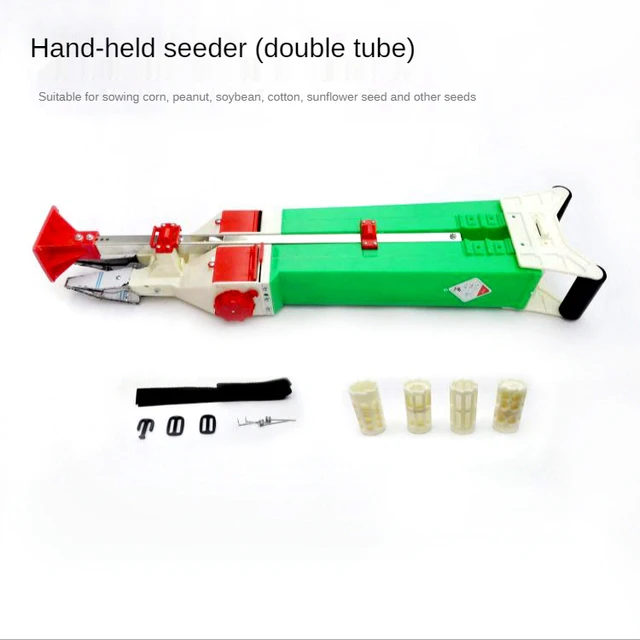 Kézi Műtrágya Applikátor Dupla Hordó Ültetvényes Kukorica Mogyoró Szójabab Ültetvénye És Mezőgazdasági