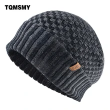 Классические зимние шапки для мужчин, вязаные шерстяные шапочки вязаные полосатая шапка держать теплая шапка Для женщин двойной вельветовые кепки в стиле хип-хоп Кепки без полей для мужчин шапка зимняя мужская