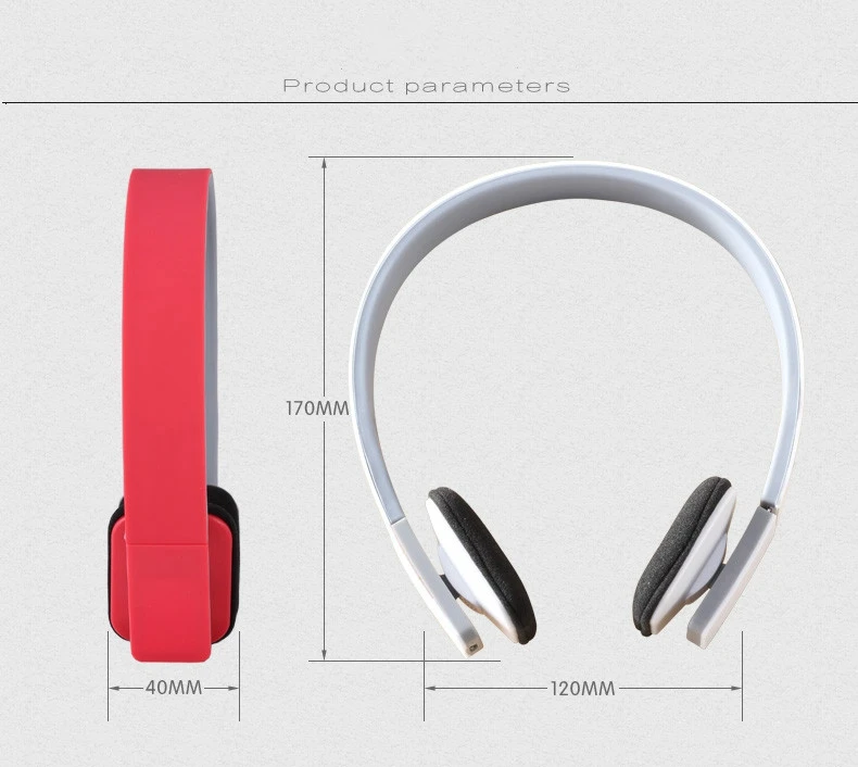 FIMILEF Smart Wireless Headphone Bluetooth Stereo Headset with MIC Support 3.5mm Stereo Audio Handsfree for Mobile Phone Tablet