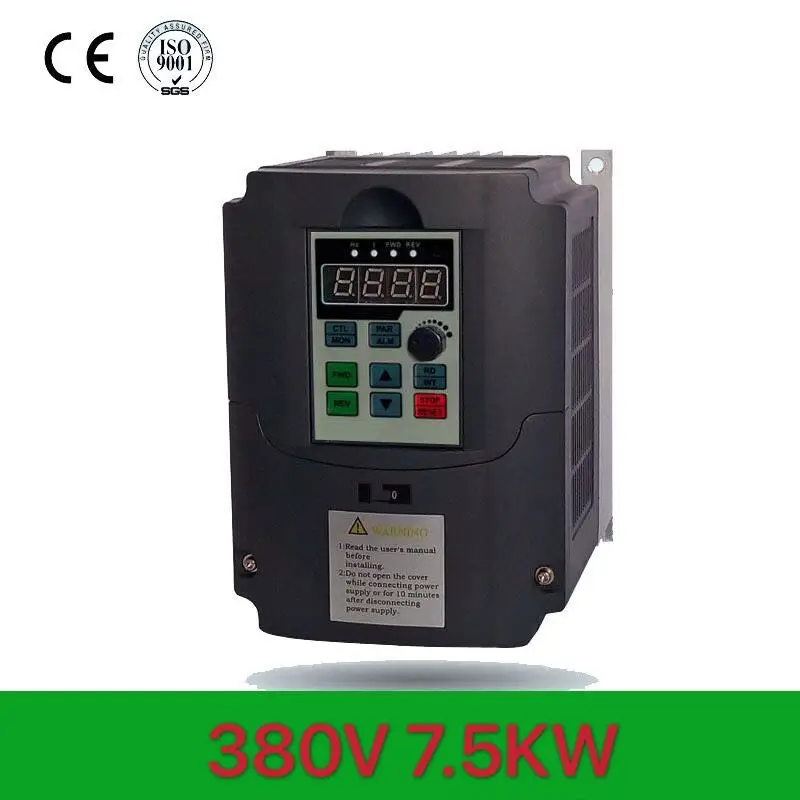 Преобразователь частоты VFD-ecogoo VFD 380 кВт 10 л.с. 3-фазный 400 В Гц общий векторный Тип |