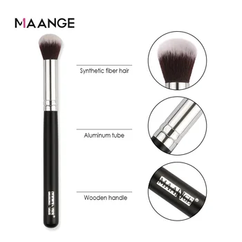 

MAANGE 1Pcs Professional Highlighter Brush Contour Blend Powder Makeup Brushes Beauty Make Up Cosmetics Cream Make Up Brush Tool