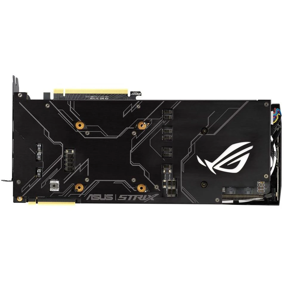 Видеокарта Asus PCI-E ROG-STRIX-RTX2080TI-O11G-GAMING NV RTX2080Ti 11264Mb 352b GDDR6 1680/14000/HDM