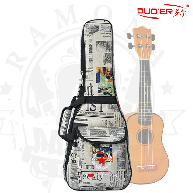 Duoer Ukulele Bag Factory Wholesale 21 26 Inch Small Waterproof Guitar Bag Customize Musical Instument Ukulele Bags