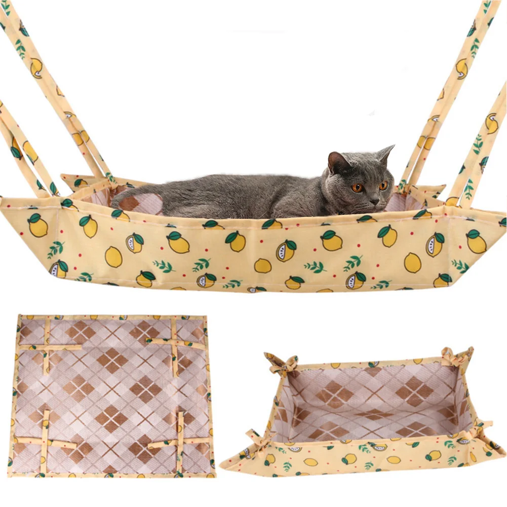 

Summer Pet Cooling Mat Oxford Cloth Pets Hammock Bed Mats Dual Purpose Puppy Cat Nest Pad Kitten Dog Waterproof Ice Pads