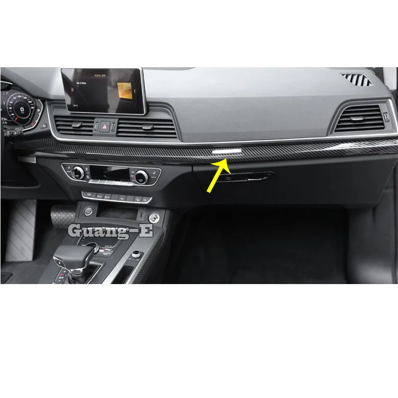 Для Audi Q5 Q5L Автомобильная наклейка для тела декоративная внутренняя средняя консоль центральный контроль навигации Кондиционер Отделка рамка 2 шт