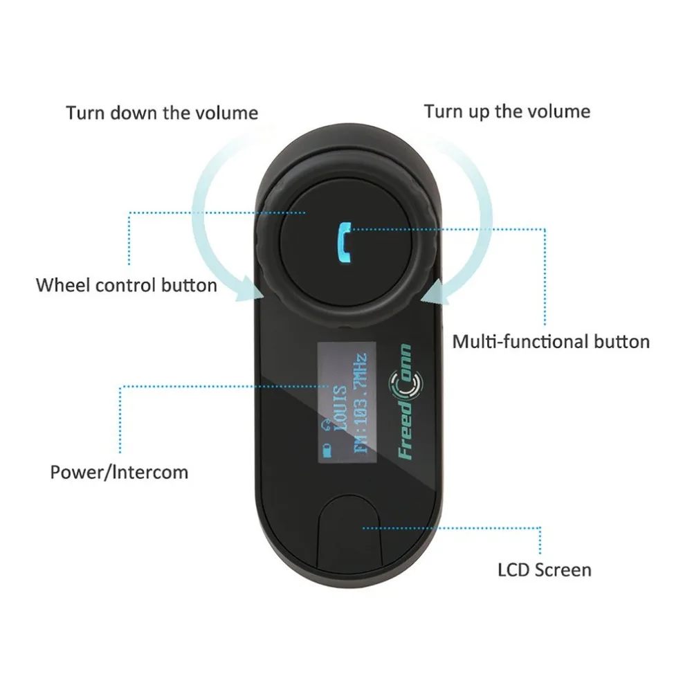 С экраном 800 метров мотоциклетная беспроводная гарнитура шлем Walkie Talkie система внутренней связи