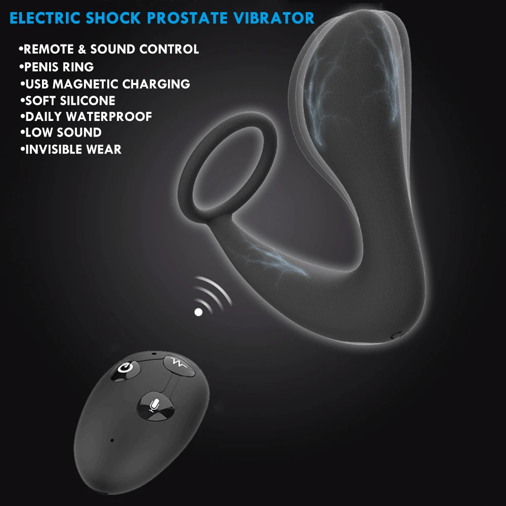 Massageador de Próstata Electric Shock Prostate Massager