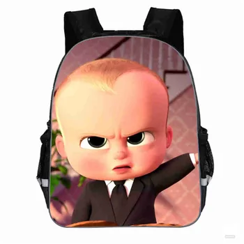 

New Kawaii Boss Baby Print Children Backpack Set Back to School Gift Anime Kds Book Bag Boy and Girl Daypack Wholesale
