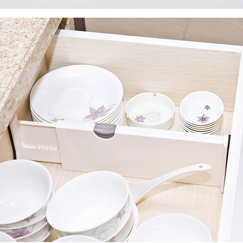 

Length Extend Partition Board Sundries Storage Separator Finishing Organizer Retractable Drawer Divider Adjustable Drawer Baffle