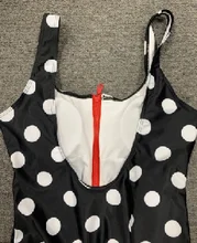 Bañador de una pieza con cremallera para mujer, traje de baño con estampado de hojas de lunares, Monokini con Push-Up y espalda descubierta, traje de baño para playa XL