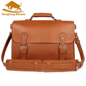 

Brand New Men Bags Vintage Crazy Horse Leather Shoulder Bag Multifunction Handbag Messenger Travel Bags
