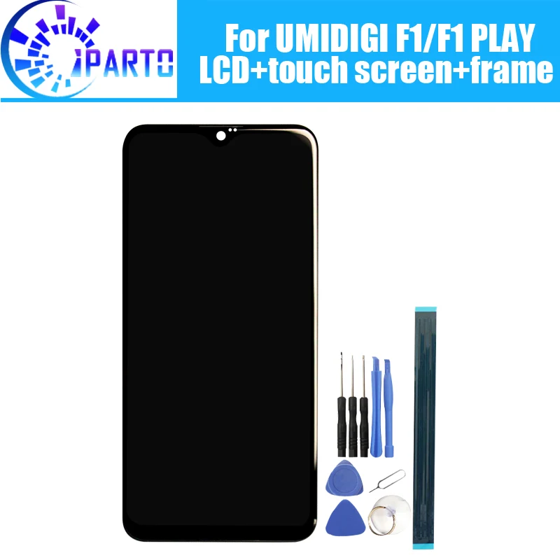 ЖК дисплей UMIDIGI F1 6 3 дюйма + дигитайзер сенсорного экрана рамка в сборе 100%