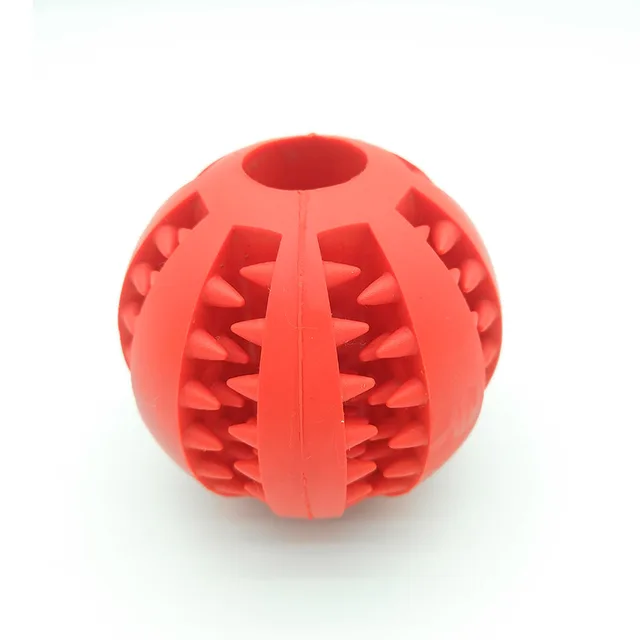 Dog Interactive Suction Cup Push TPR Ball Toys Pet Molar Bite Toy Elastic Ropes Dog Tooth Cleaning Chewing Pet Puppy Dog Toys Red