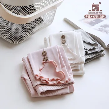 

Girls Leggings Spring Wear Baby Leggings Buttons Children's Leggings Cotton Children's Pants