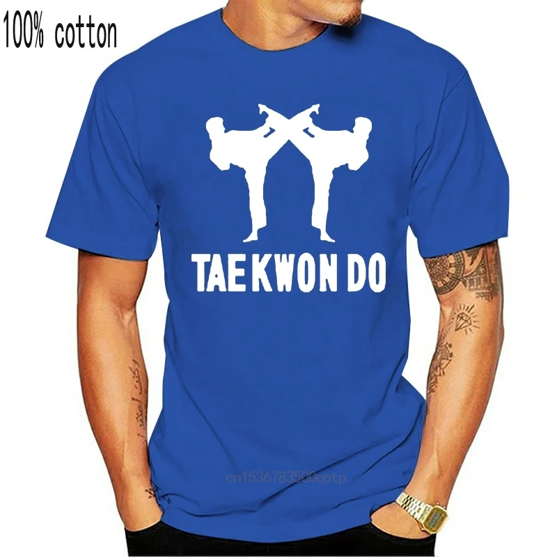 New Tae Kwon Do Taekwondo T Shirt Men's Martial Artss Tee Shirt Casual