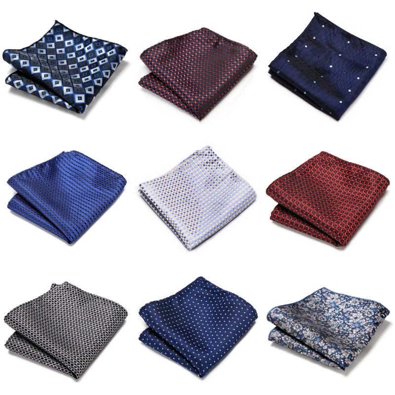 Newest style  Brand Factory Sale Top grade  Pocket Square Paisley Dropshipping Clothing accessories Memorial Day Fit Workplace