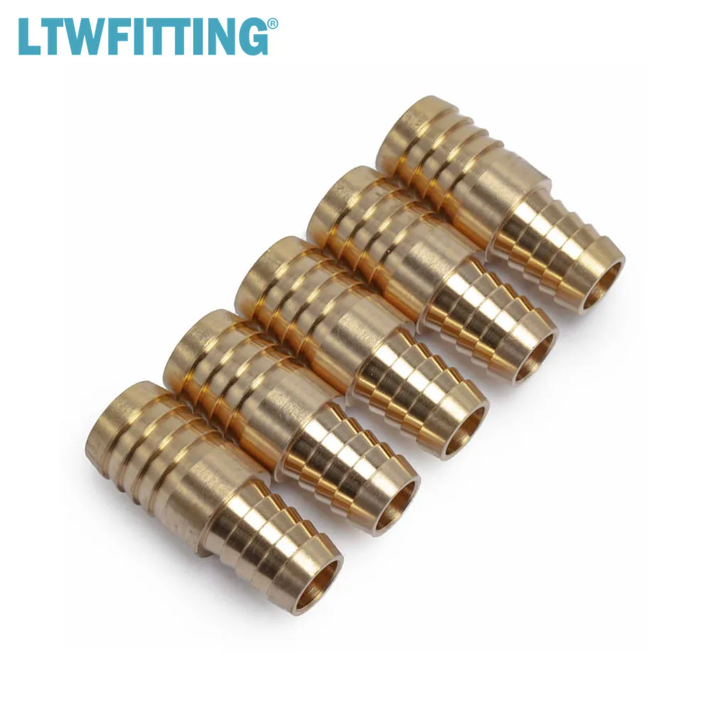 Reducer Hose ID 1//2 to 5//8 Brass Barb Fitting Oil Fuel Water Gas Air Boat