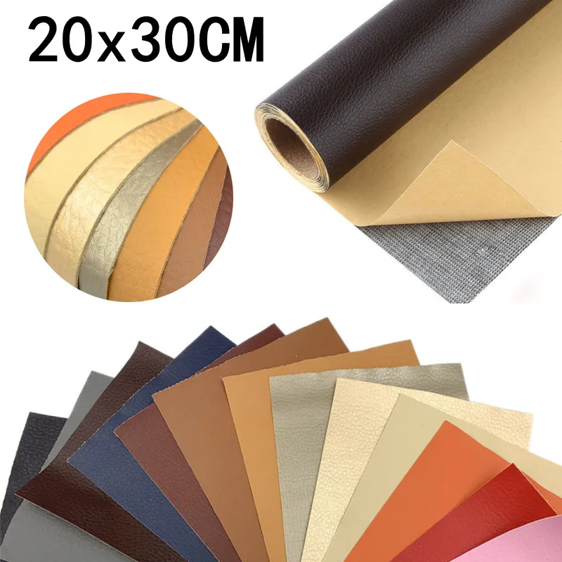 Pu Synthetic Leather Fabric, Artificial Leather Furniture Fabric, Self-Adhesive Fixed Paste Sofa Repair Subsidy Process