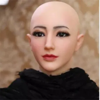 

Hot New Realistic Female Mask Halloween Human Female Masquerade Silicon Party Mask Sexy Girl Crossdress Costume Cosplay Mask