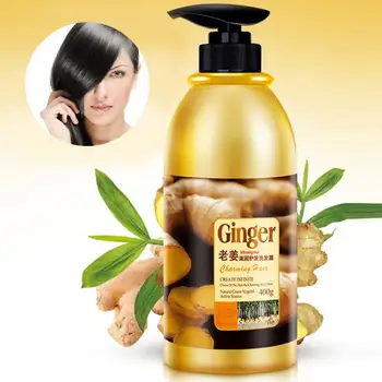 

400ml Natural Ginger Hair Care Anti-Dandruff Anti-Pruritic Oil Control Hair Shampoo