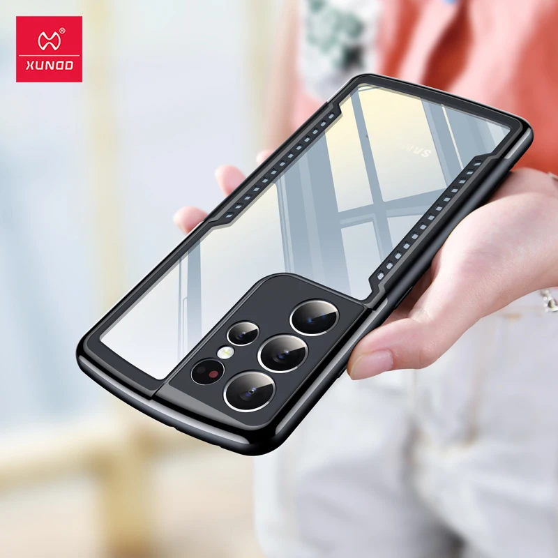 For Samsung Galaxy S21 Ultra Case Xundd Phone Cases With Soft TPU Bumper Frame Cover For Samsung S20 S21 Plus S21 Ultra 5G Case