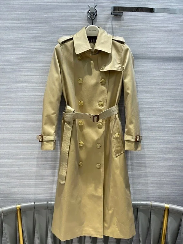 The new 2020 trench coat for women in the middle of the long spring dress new waist trench coat for women in the long coat waterproof parka