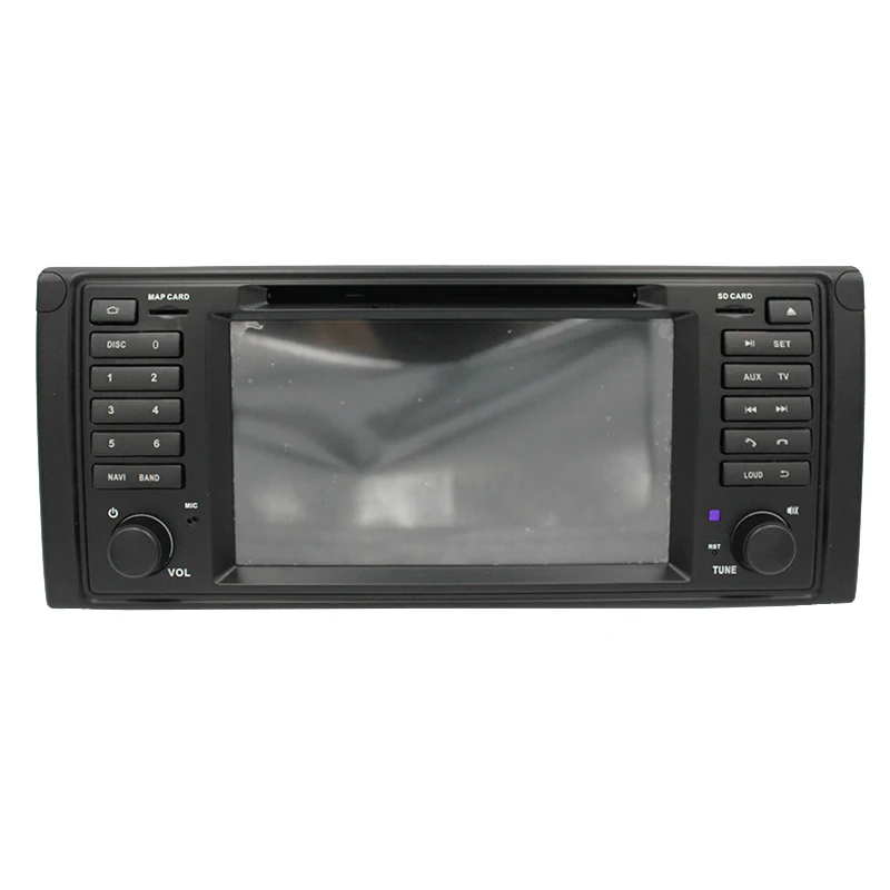 Автомобильный радиоприемник PX6 DSP 1 Din Android 10 для BMW/E39/X5/E53 шестиядерный ОЗУ 4 Гб + 64 GPS