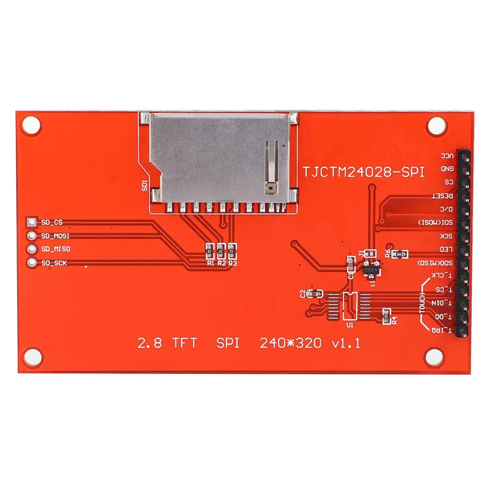 2,8 дюймов 240x320 TFT lcd модуль последовательного порта с ILI9341 5 V/3,3 V ЖК-дисплей