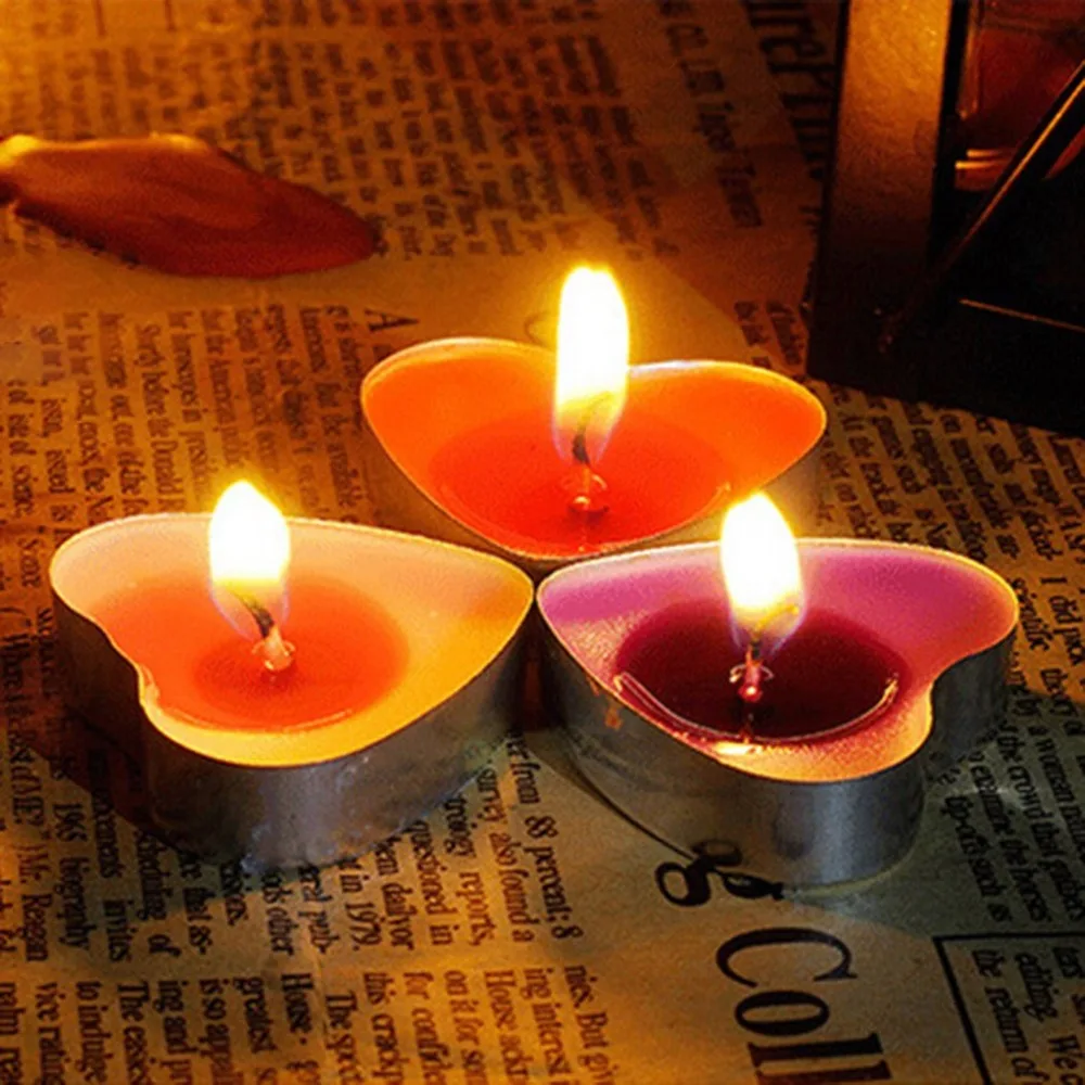 Romantic Marriage Proposal Confession Pvc Boxed Scented Candle Valentine'S Day Heart Shaped Scented Candle