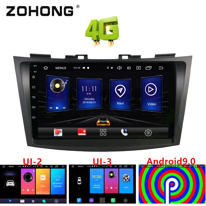 

4G Android 9.0 RAM2Gb Car radio DVD Player for Suzuki Swift 2011- 2015 CAR Multimedia GPS Navigation Radio RDS autoradio stereo