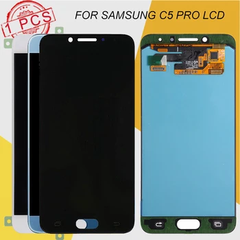 

Dinamico Promotion For Samsung Galaxy C5 Pro Lcd Display Touch Screen Panel Glass Digitizer Assembly 5.2inch C5010 LCD With Tool