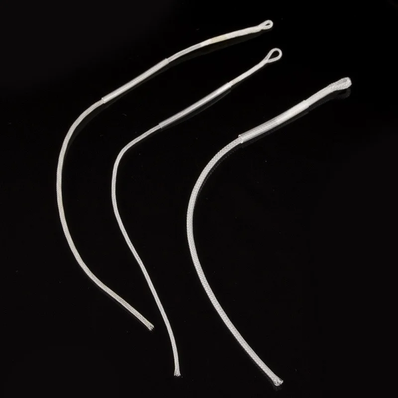 10 Pcs/Lot New Nylon Braided Loop Line Fly Fishing Line 50LB 30 LB 20 LB Loop Connector - Цвет: W