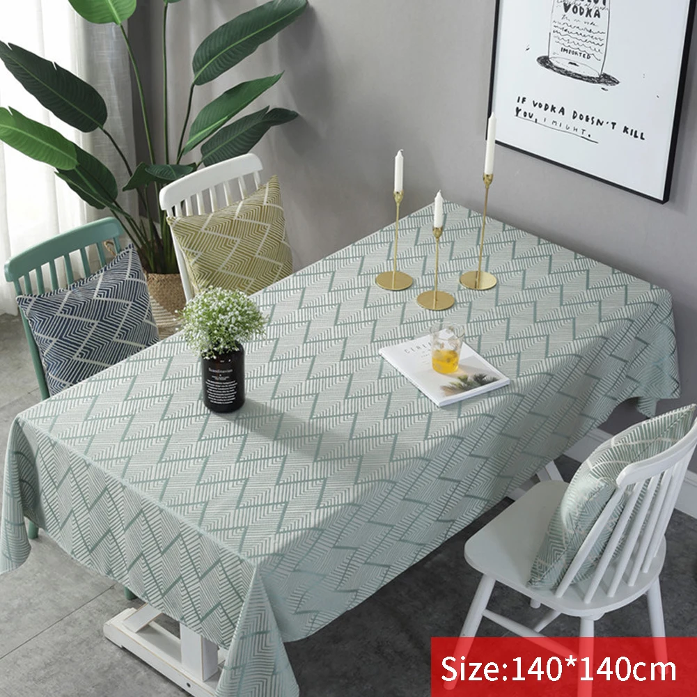 Защитные домашние Современные жаккардовые геометрические вечерние Настольный Декор скатерти мягкие Аксессуары в скандинавском стиле водонепроницаемые столовые