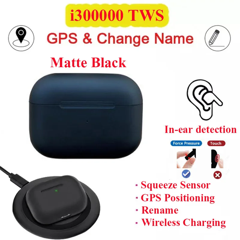 

i300000 TWS 1:1 Aire 3 Wireless Bluetooth Earphones Squeeze Sensor 1536u chip PK W1 chip i50000 i90000 Pro i100000 i200000 TWS