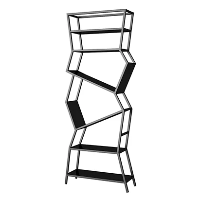 

Designer wrought iron display shelf simple bookshelf personality flower shelf creative multi-layer partition display shelf